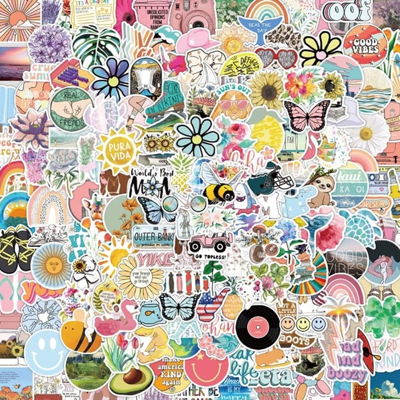 Other - 100 assorted stickers